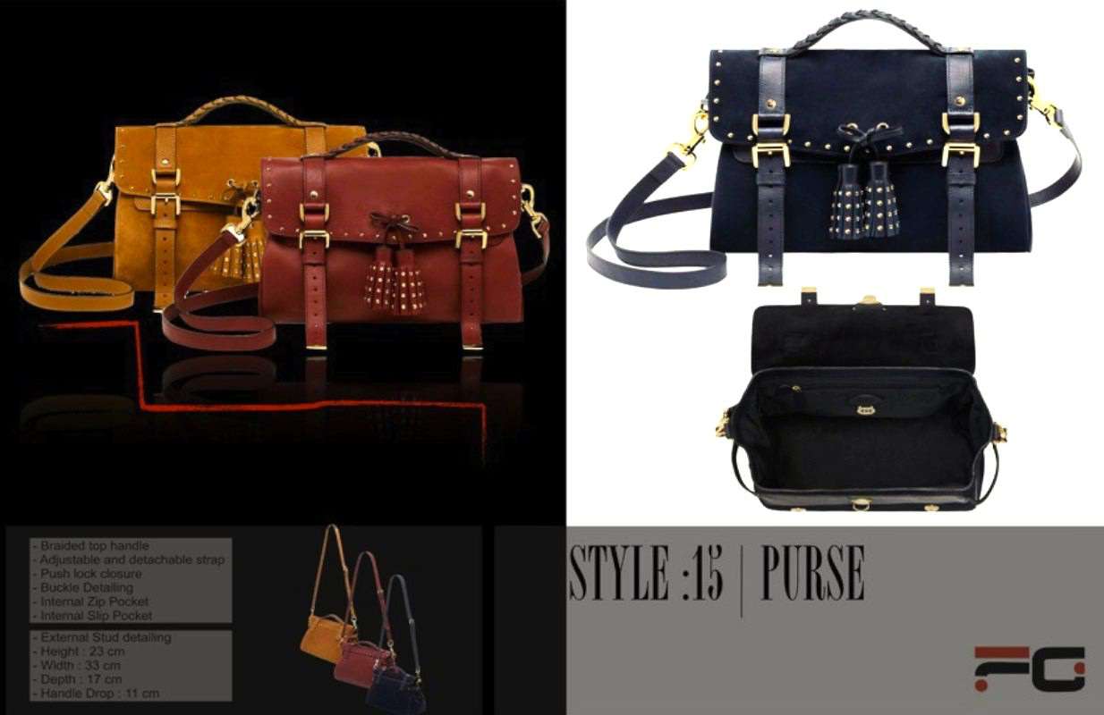 Stylish ladies purse with modern look