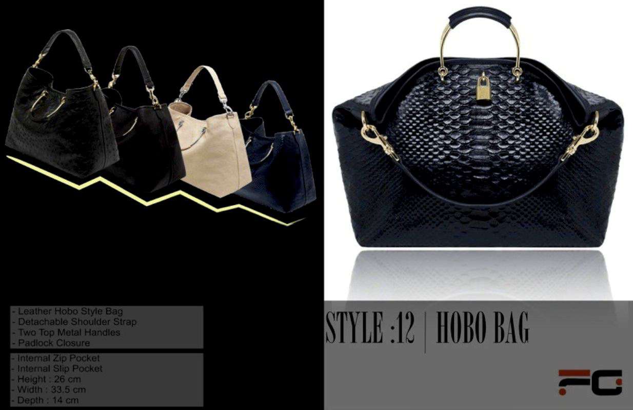 Luxury real snakeskin handbag for women