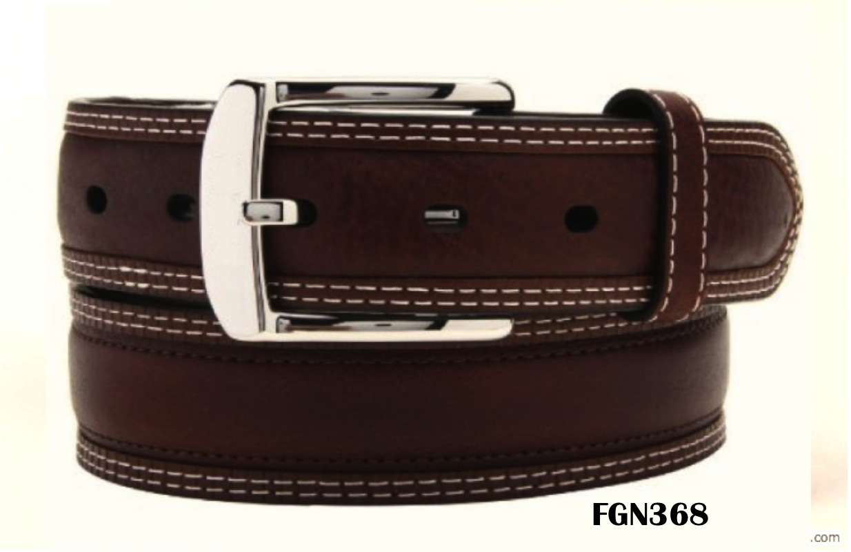 Men’s leather belt with simple and elegant design