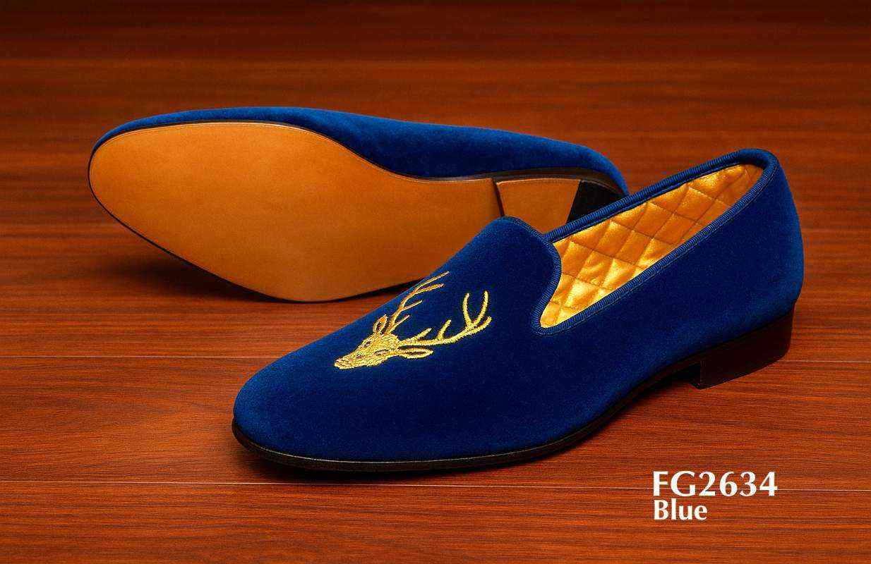 FG2634-deer-head-blue-velvet-slippers