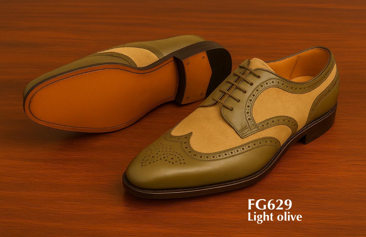 FG629-light-olive-beige-Spectetor-shoe