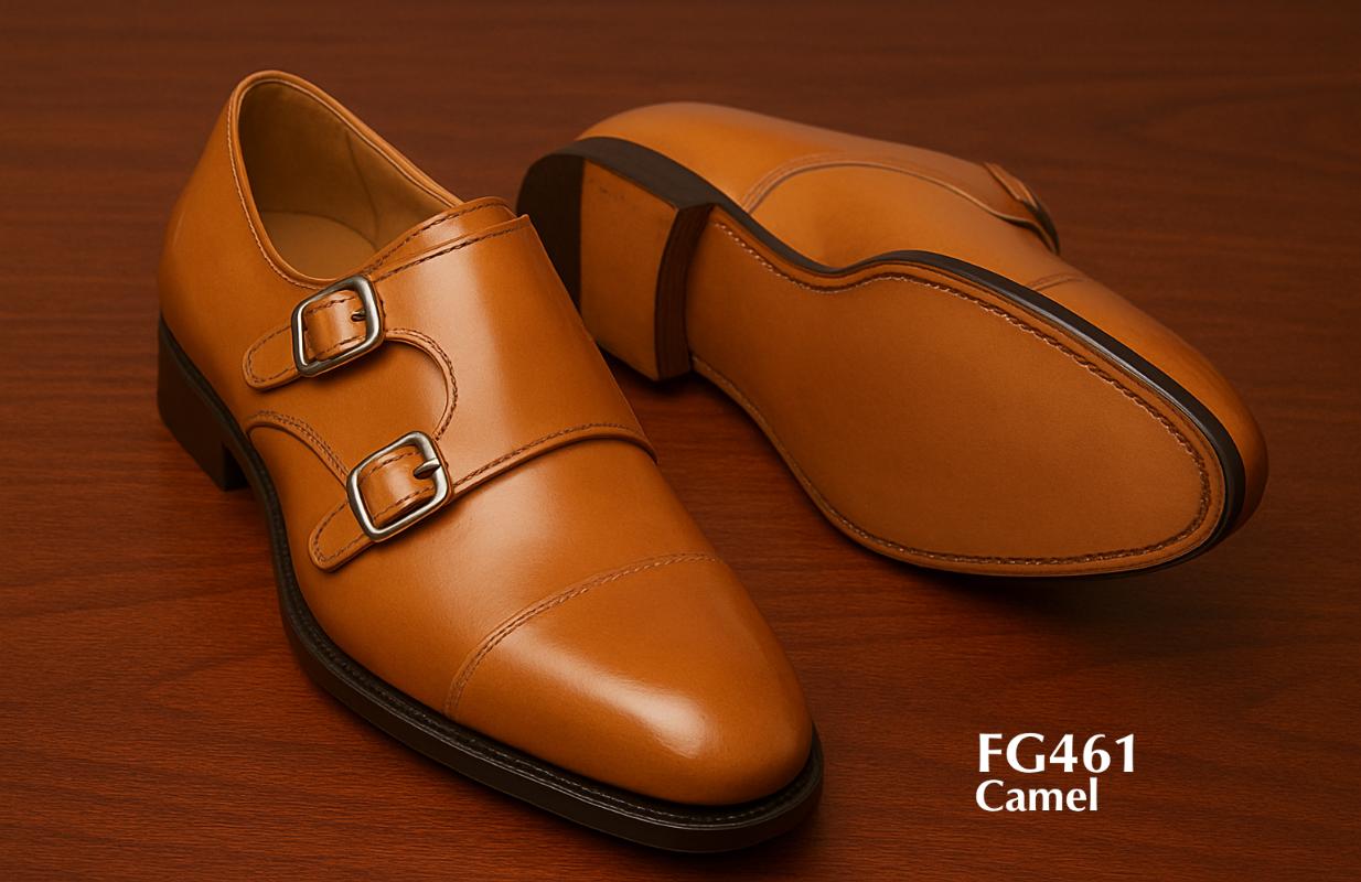 FG461-camel-monkstrap-shoe