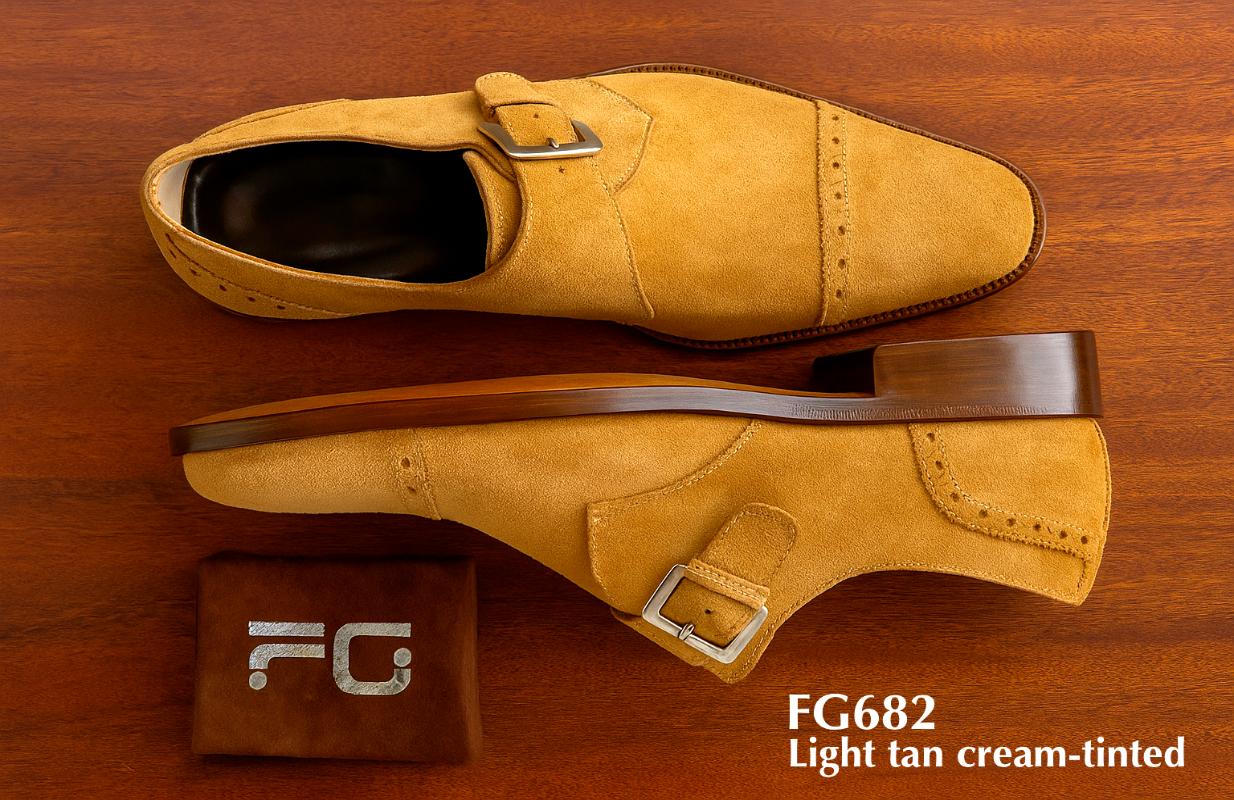 FG682-Light-tan-cream-monk-strap-shoe