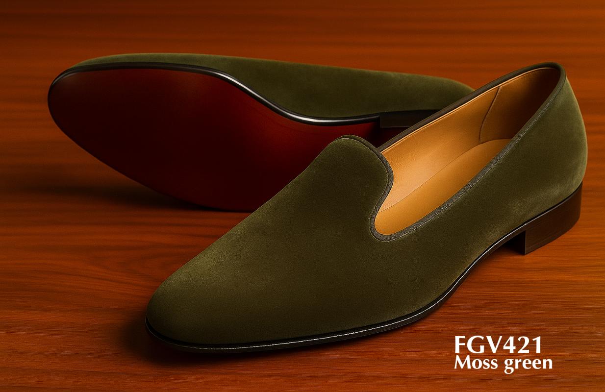 moss-green-solid-outdoor-velvet-slippers