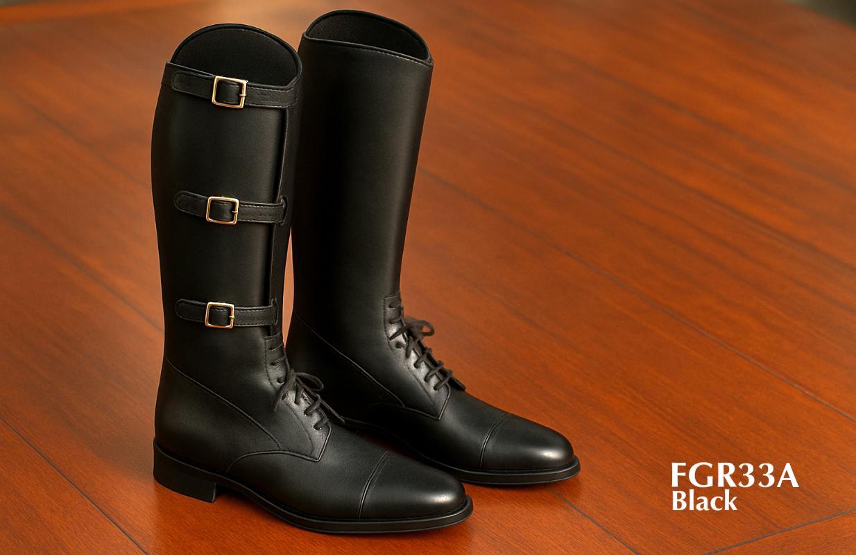 black-leather-riding-boots