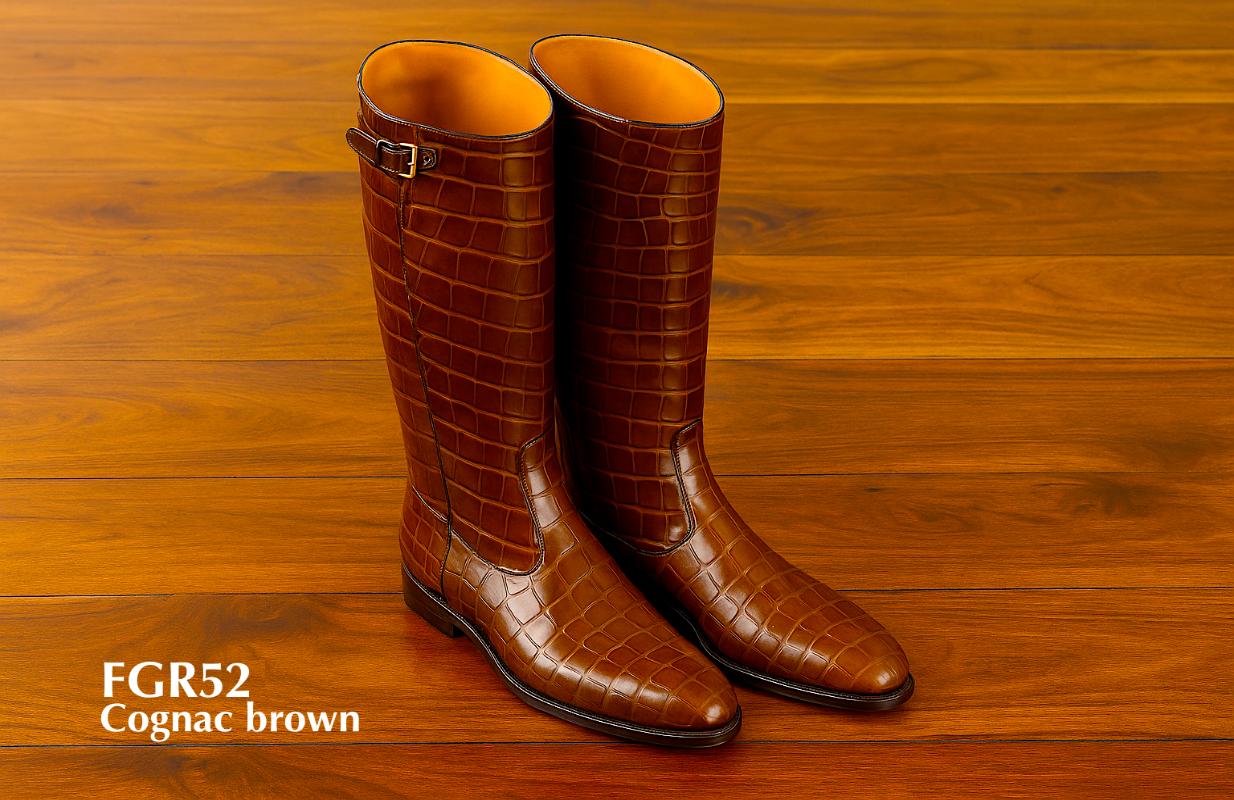 alligator-skin-riding-cognac-brown-boots