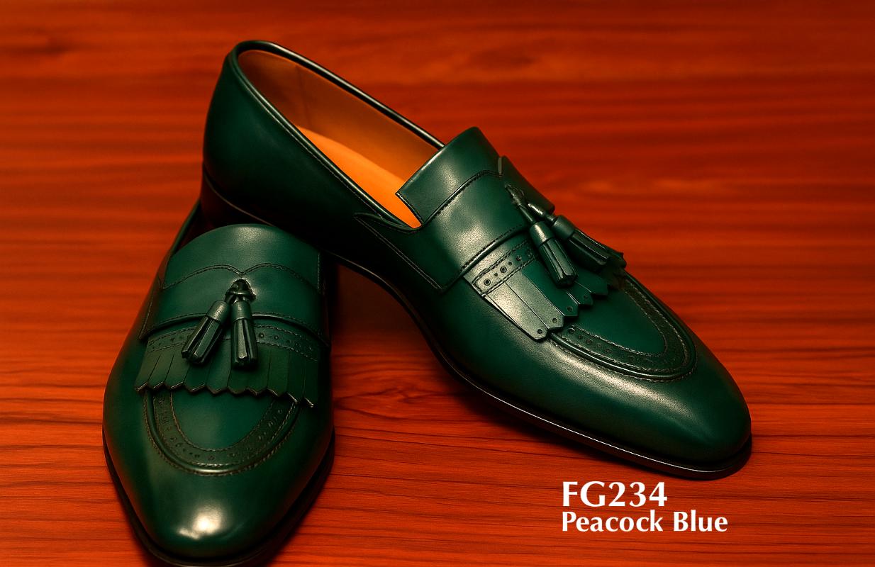 FG234-peacock-blue-burnished-loafer-shoe