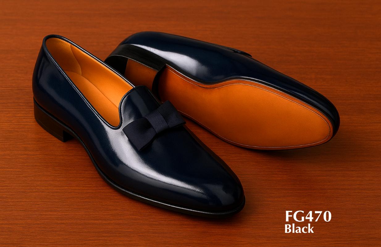 FG470-Black-bow-loafer-shoe