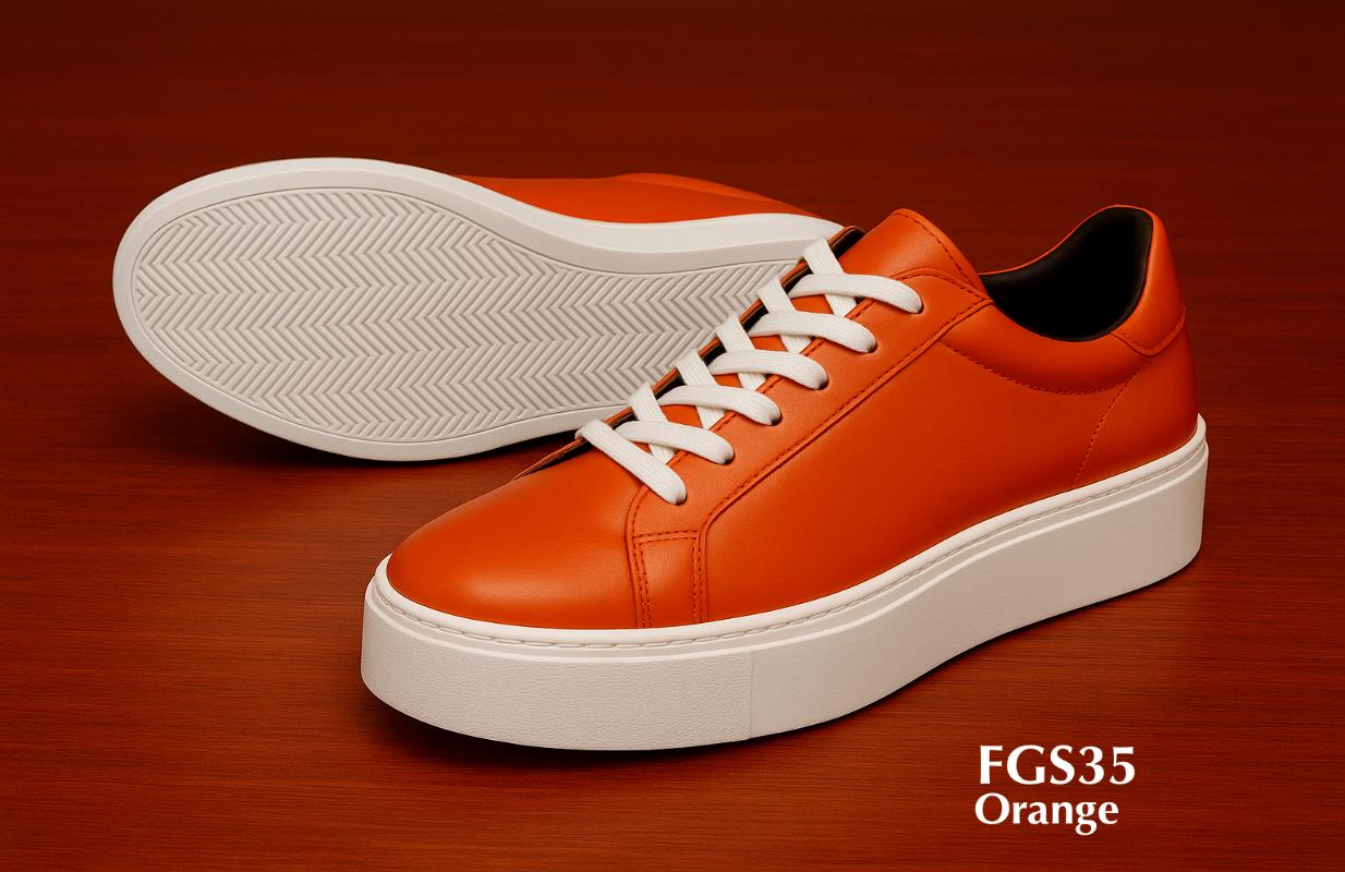 FGS35-leather-sneakers-orange