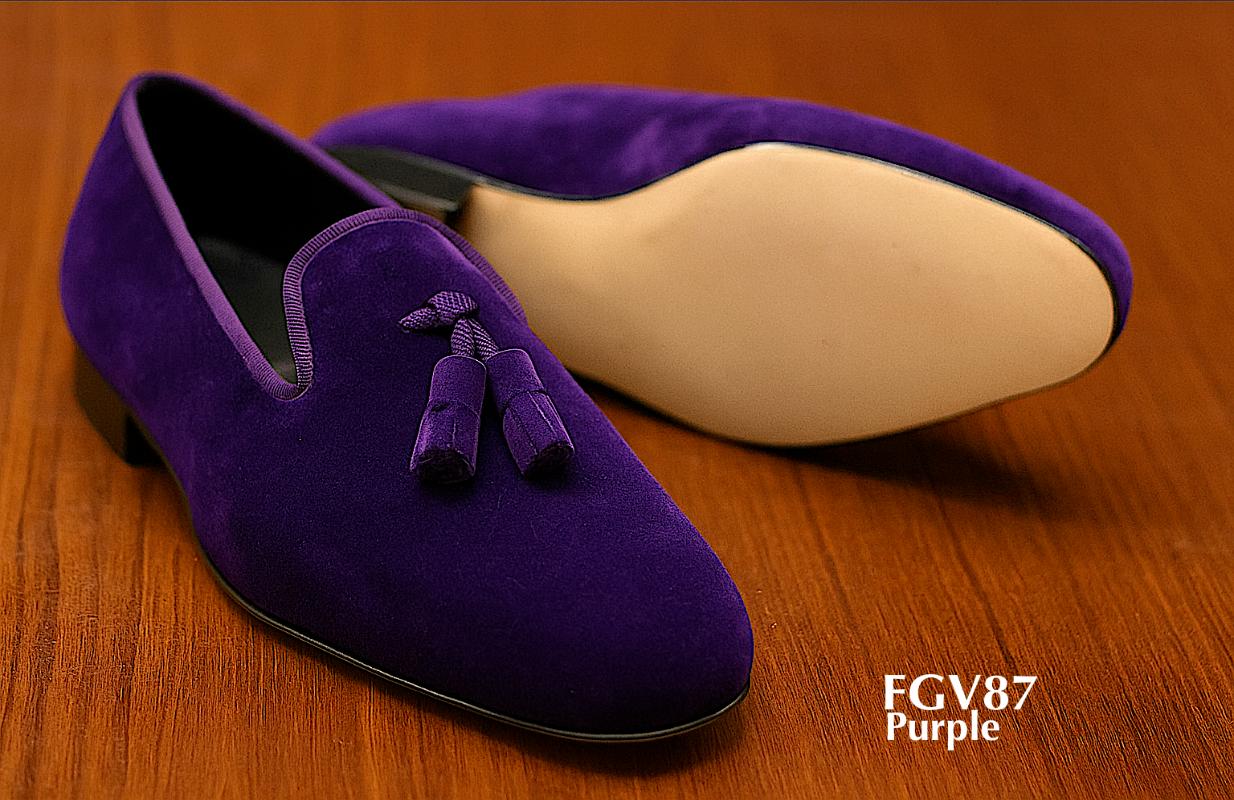 BUY purple-tassel-velvet-slipper